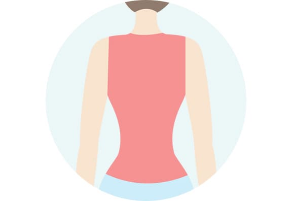 照射範囲を示したイラスト